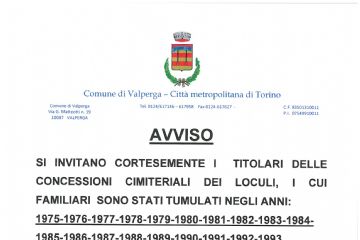 RINNOVO CONCESSIONI CIMITERIALI
