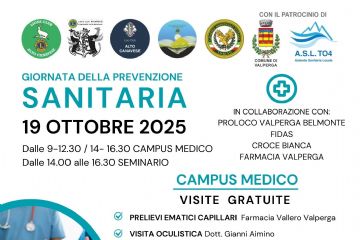 Giornata della Prevenzione Sanitaria - CAMPUS MEDICO con VISITE GRATUITE
